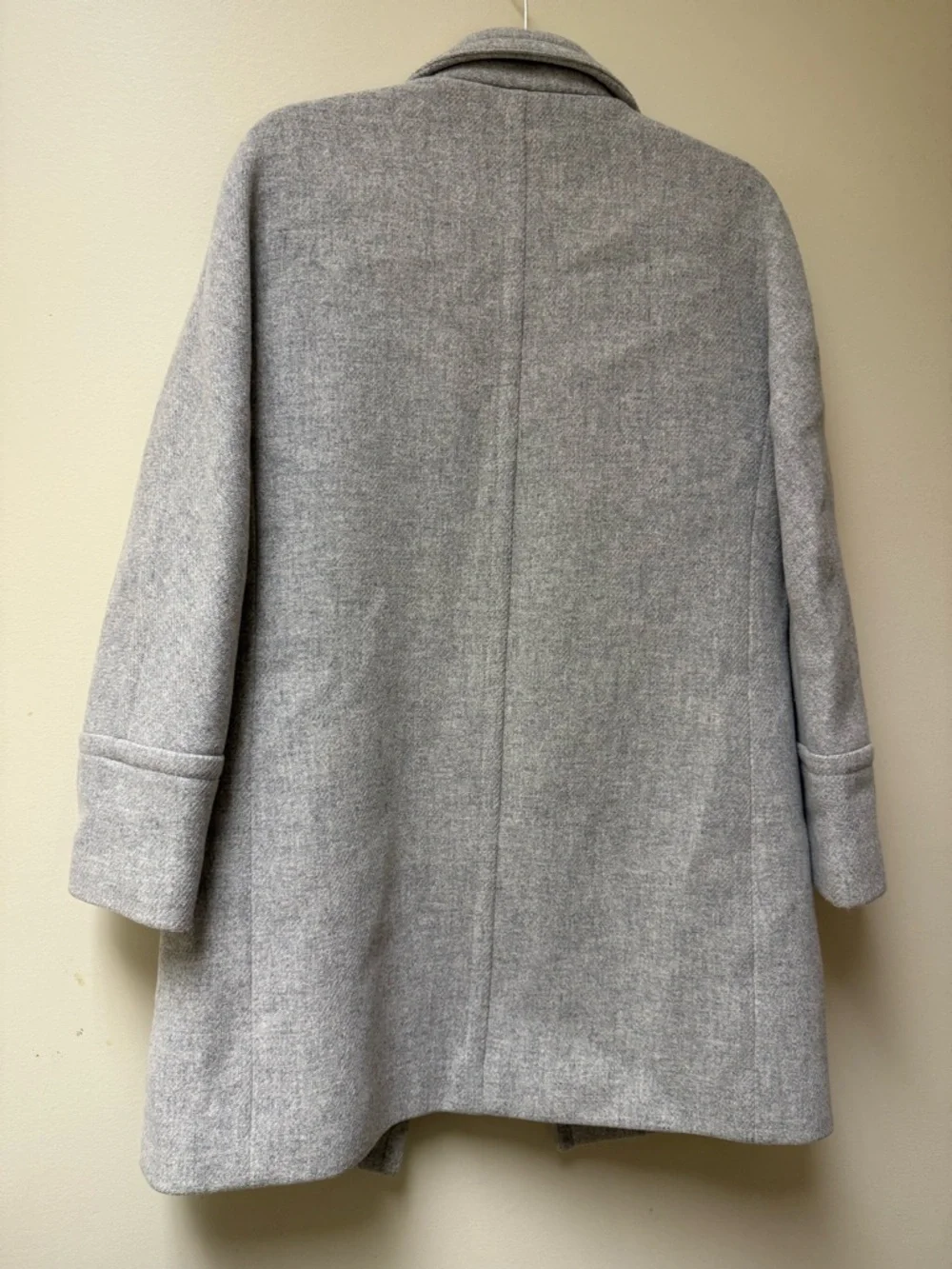 J.Crew Gray Cocoon Wool Coat in Italian Stadium-Cloth💥 - Picture 3 of 13